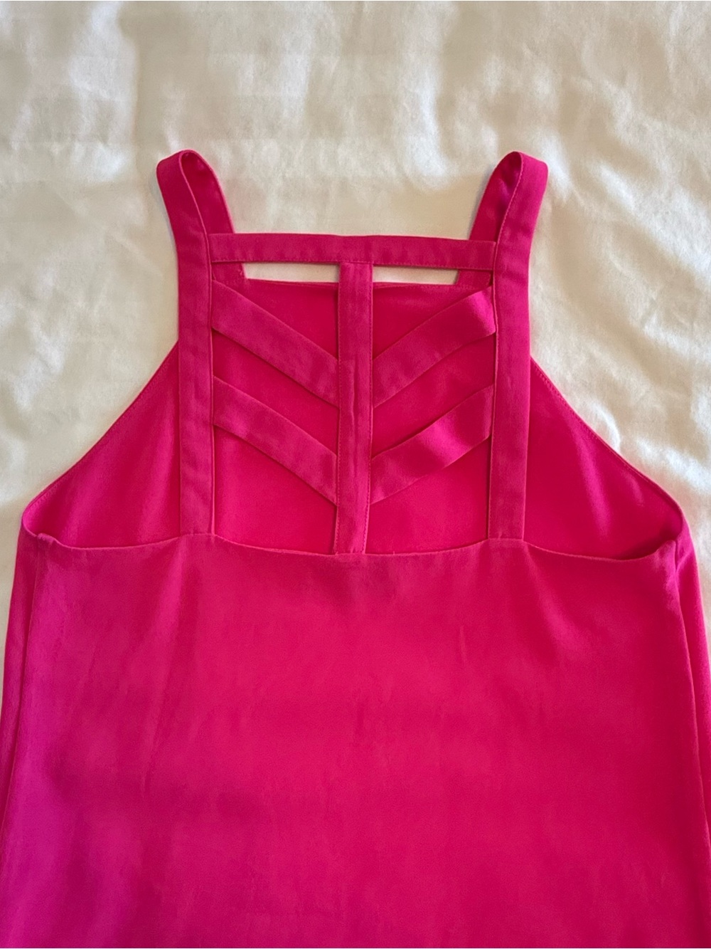 Naked Zebra Strappy Tank Top. Hot Pink Size S. Excellent condition - Picture 3 of 7